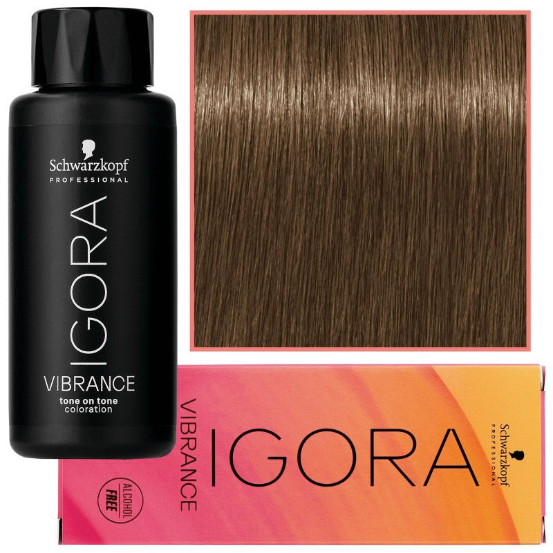 Schwarzkopf Professional Igora Vibrance – Puolipysyvä ammoniakiton hiusväri 60ml 7-42 | Keskivaalea beige tuhka