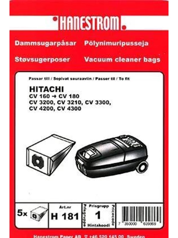 Haneström Pölypussit, paperi, 5kpl. DU12080 Vastaa: N/A