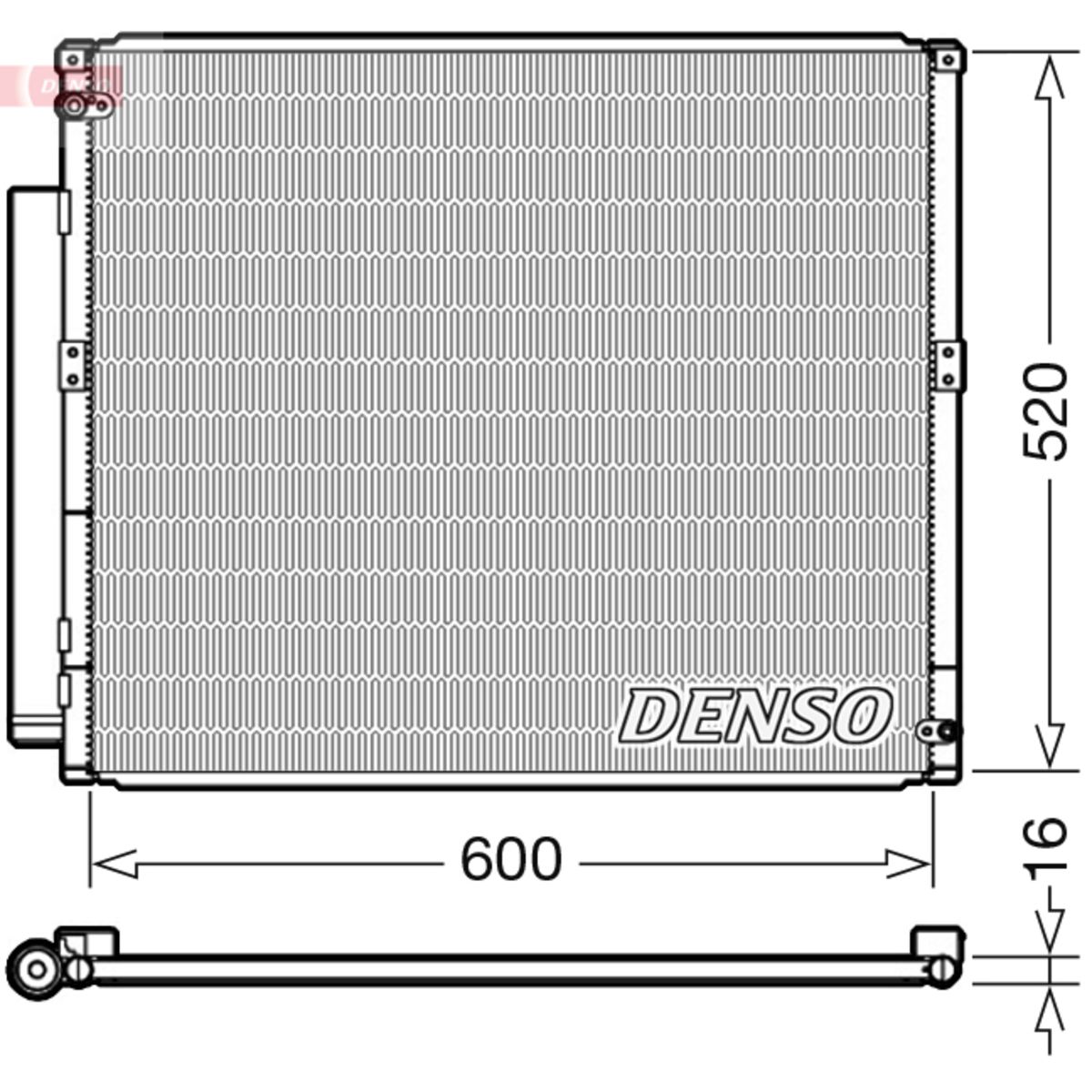 Lauhdutin, ilmastointilaite DENSO DCN50051