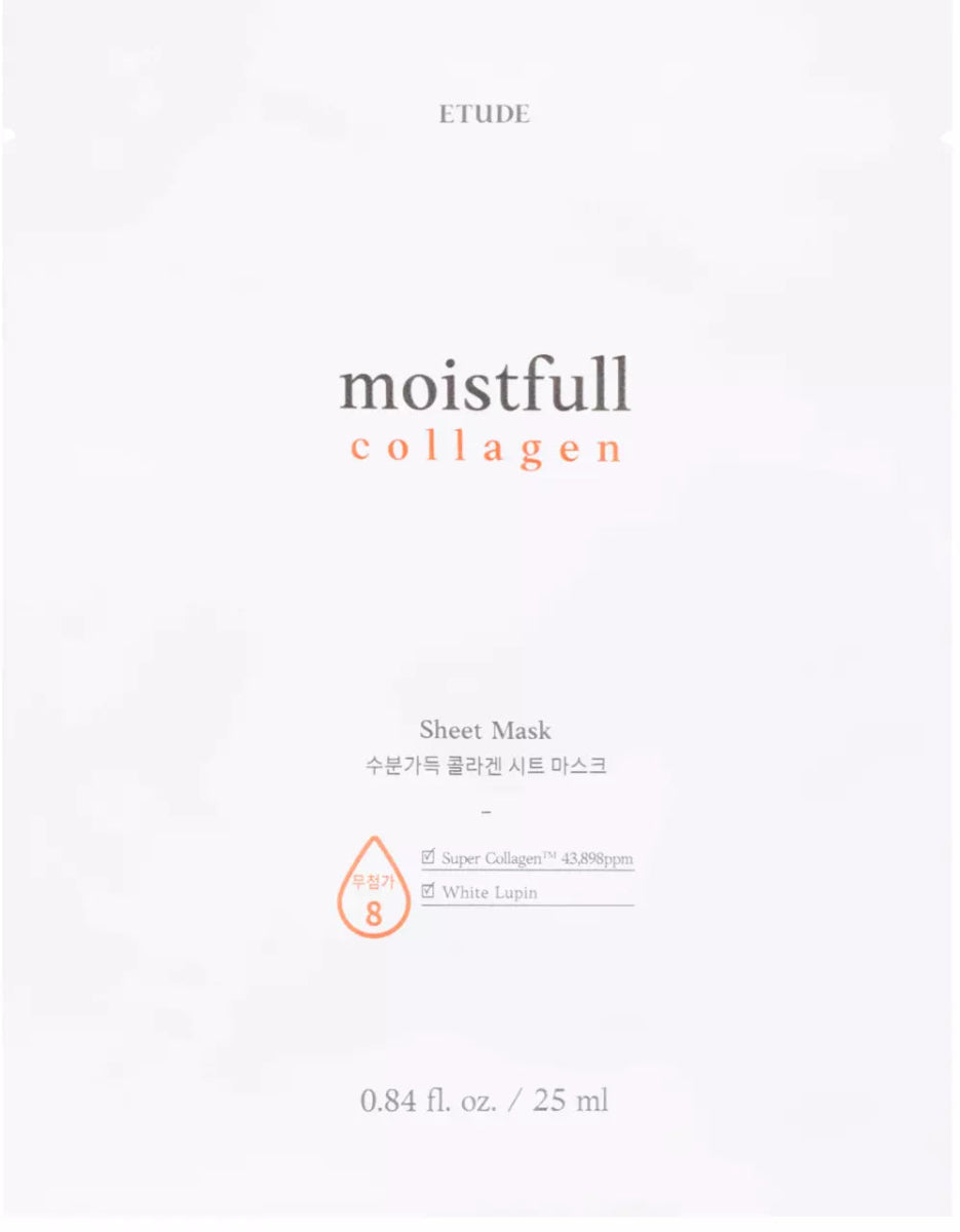 Etude Moistfull Collagen Sheet Mask kangasnaamio