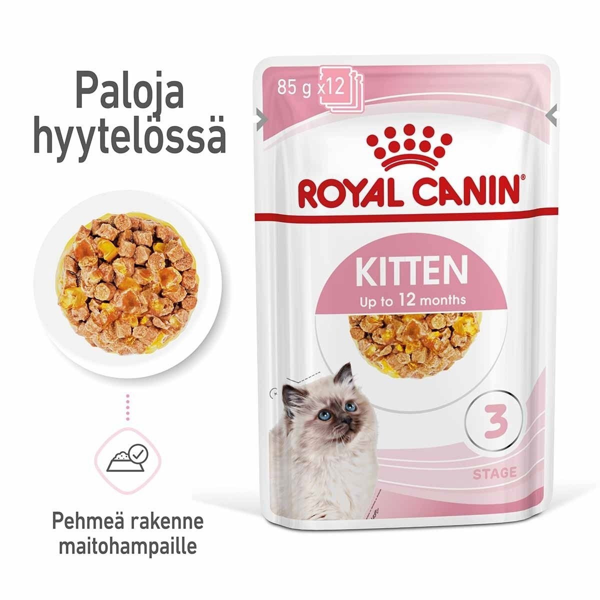 Royal Canin Kitten Jelly 85g, 48-pack