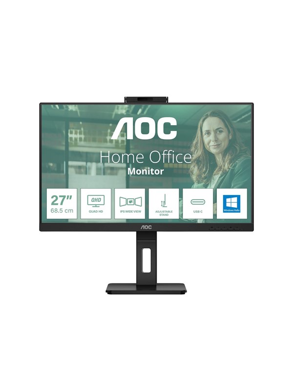 AOC Q27P3QW 27" QHD, IPS -näyttö, USB hub