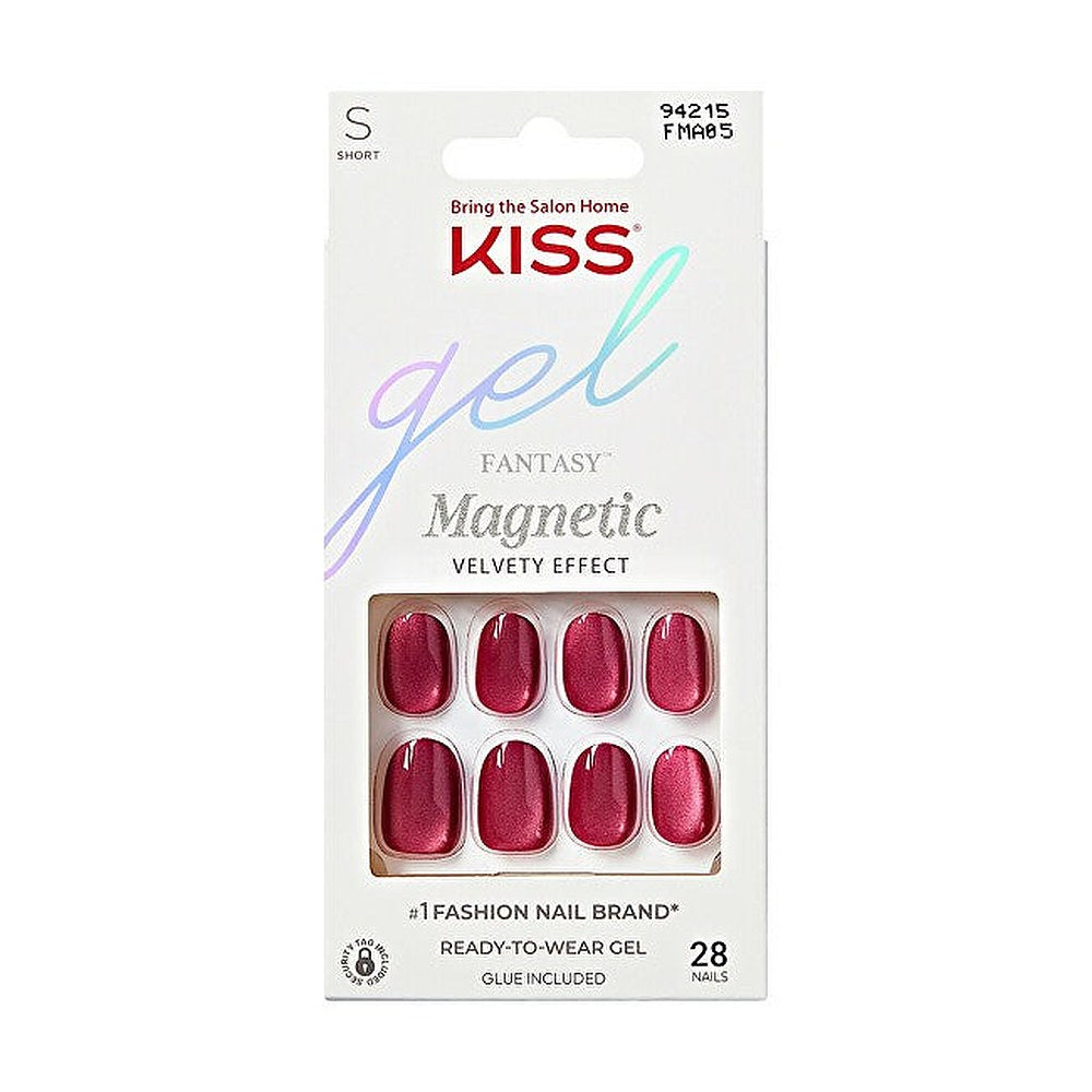 Kiss Unghie In Gel Fantasy Magnetic Set Us Free 28 pezzi — Unghie in gel