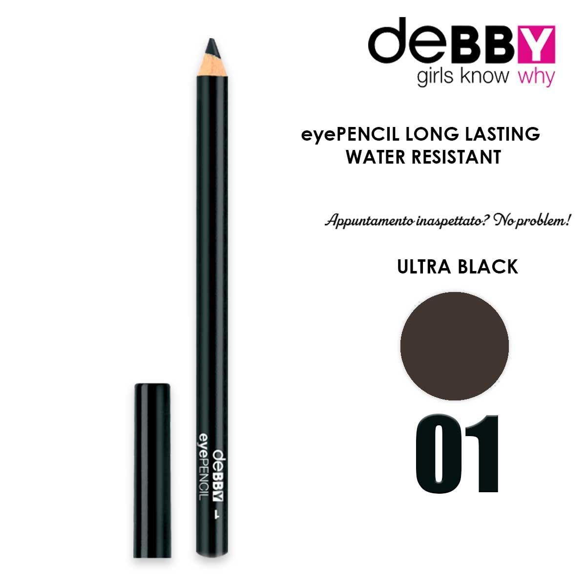 Debby Pitkäkestoinen vedenkestävä silmäkynä Eyepencil 1