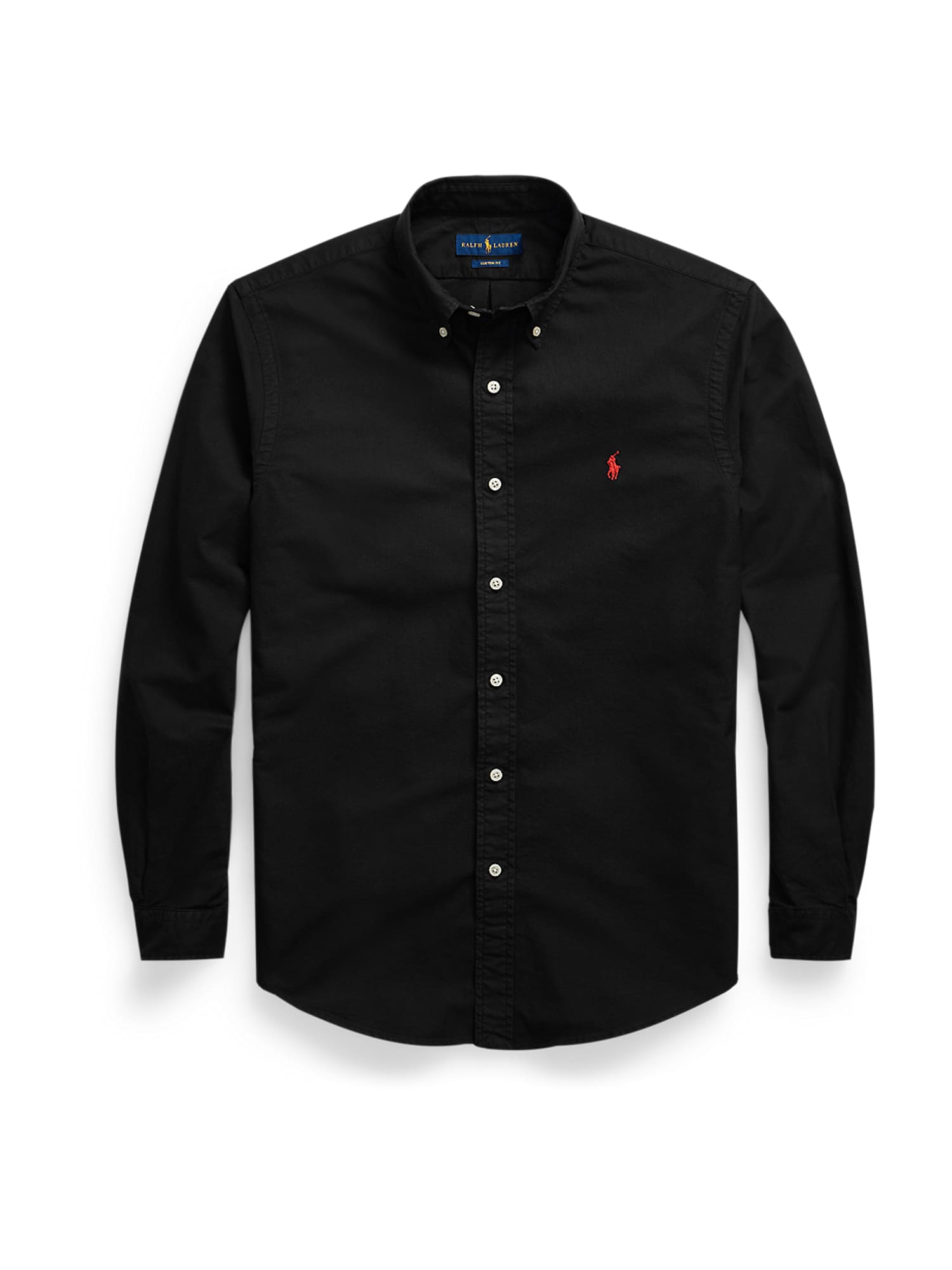 Pitkähihainen paitapusero Polo Ralph Lauren  CHEMISE CUSTOM FIT EN OXFORD LEGER  EU L