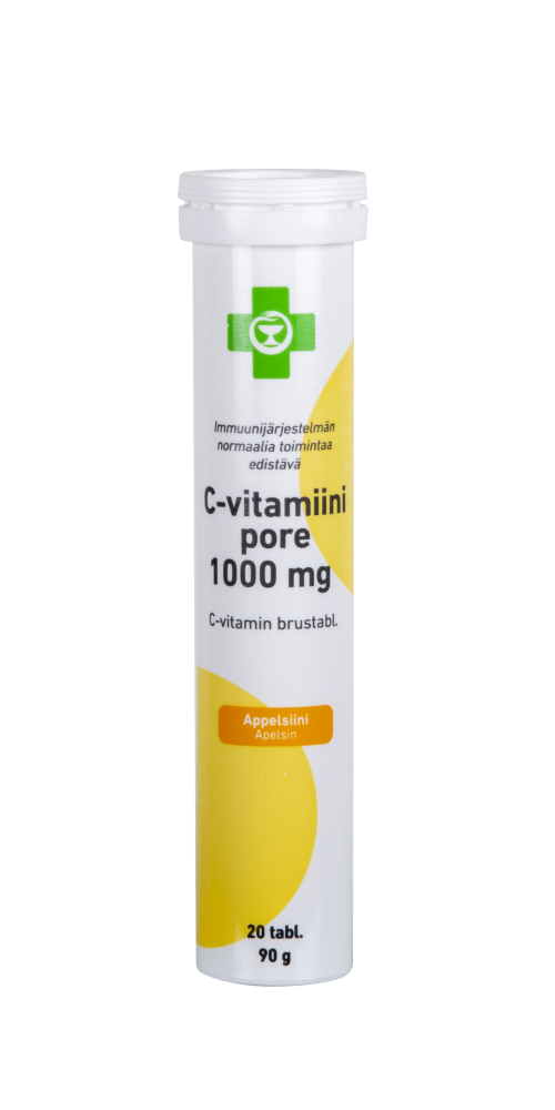APTEEKKI C-vitamiini Pore 1000 mg 20 tabl