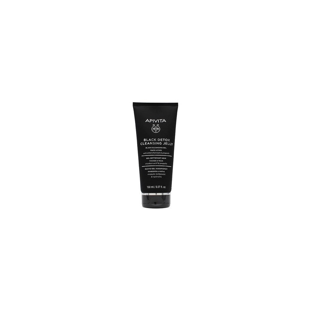 Apivita Black Detox Black Cleansing Gel Face & Eyes 150ml