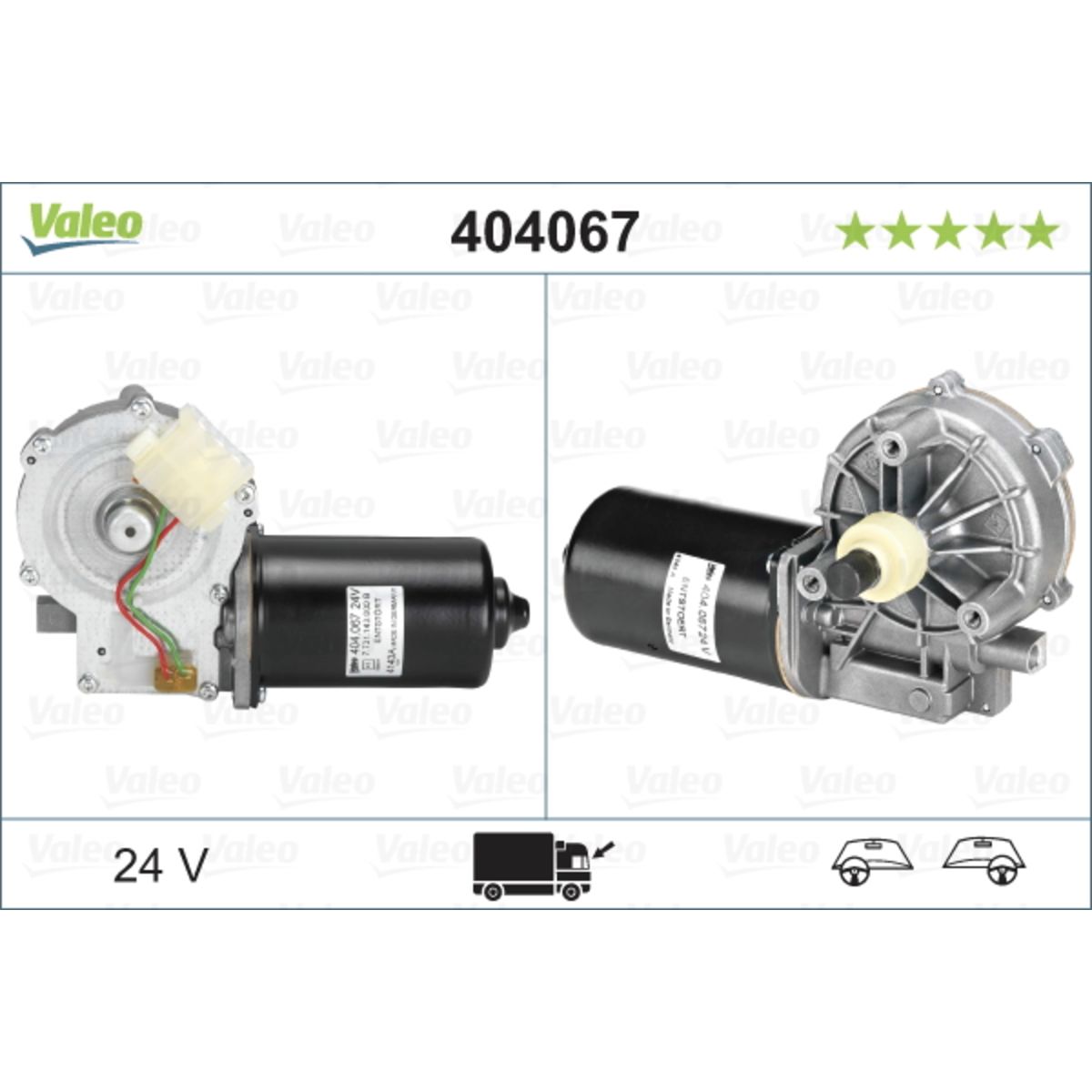 Pyyhkijän moottori VALEO 404067