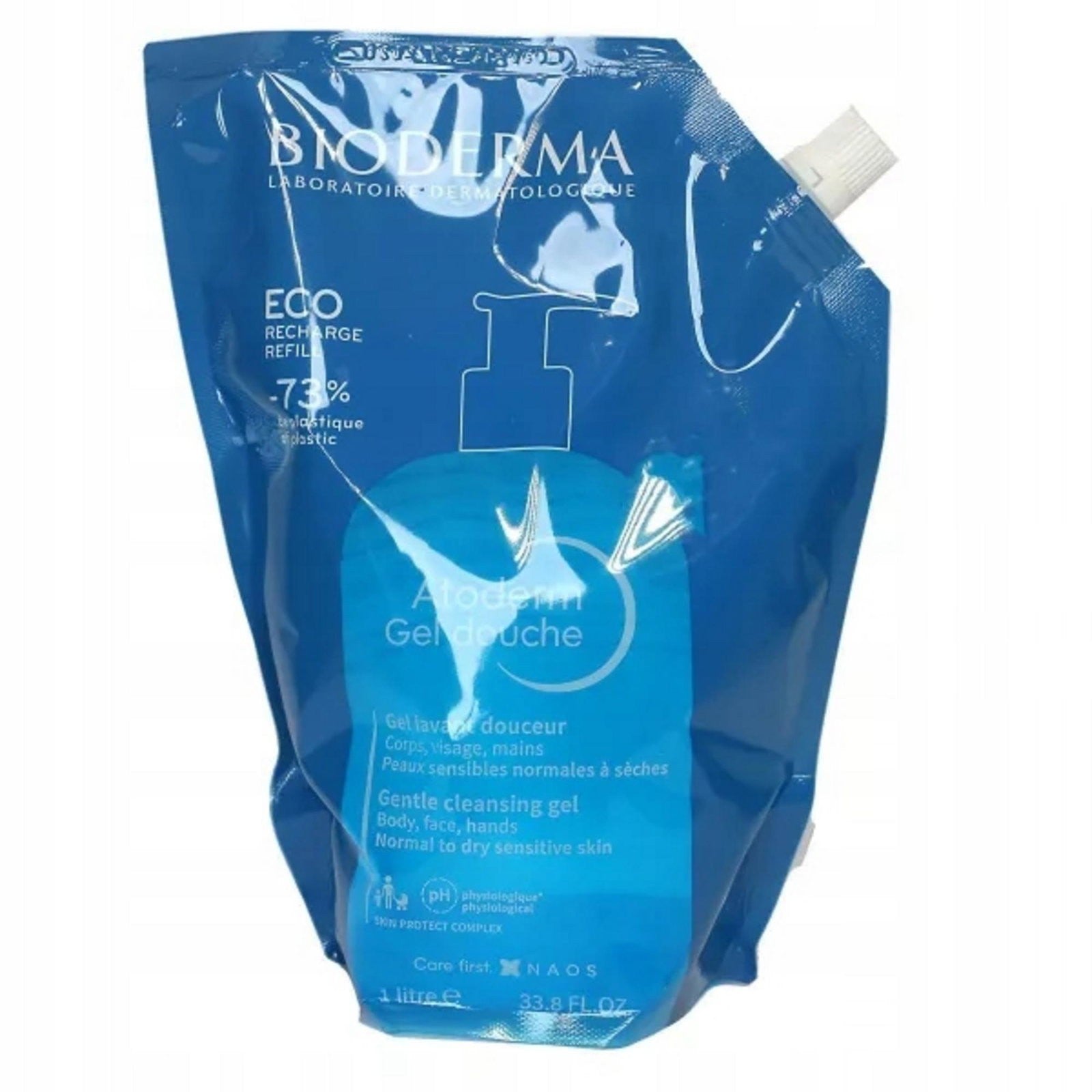 Bioderma Atoderm EcoRicarica suihkugeeli 1L
