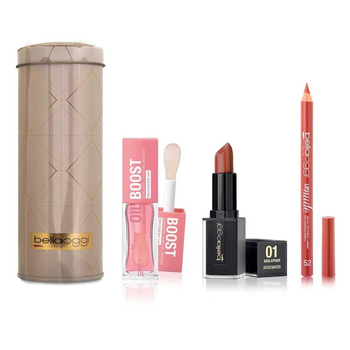 Bella Oggi Kit In Latta Lips On Top — Set Cosmetico