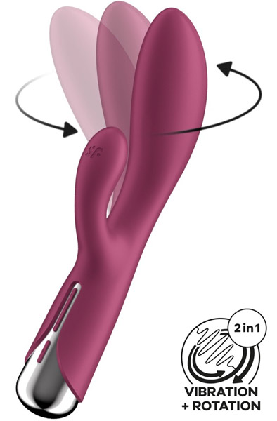 Satisfyer Spinning Rabbit 1 Red Jänisvibraattori
