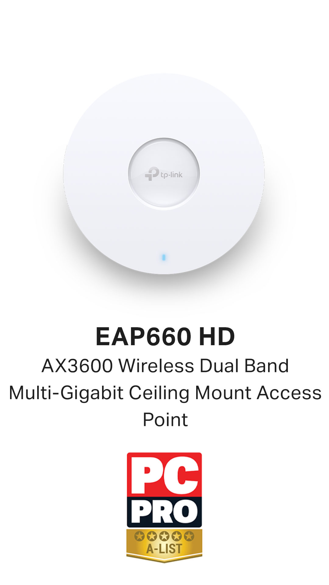 Tp-link Eap660 Hd Ax3600 Wireless Dual Band Multi-gigabit Ceiling Mount Access Point