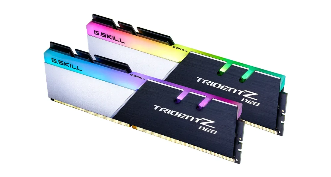 G.Skill Trident Z Neo DDR4-3600 - 32GB - CL18 - Quad Channel (4 pcs) - Intel XMP - Musta RGB