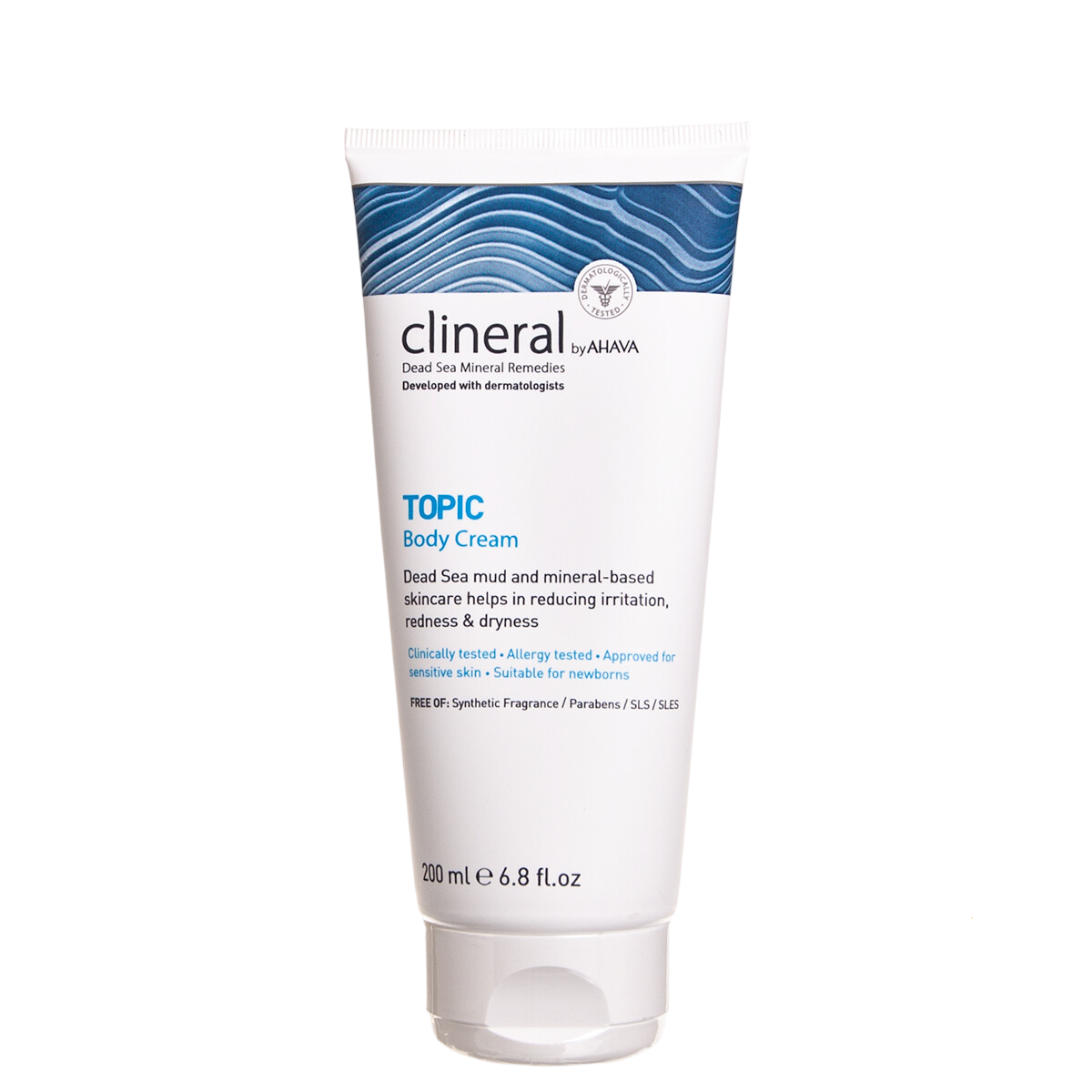 Ahava Argomento clinico, Minerali del Mar Morto, Anti-Irritazione, Crema Corpo, Corpo, 200 ml