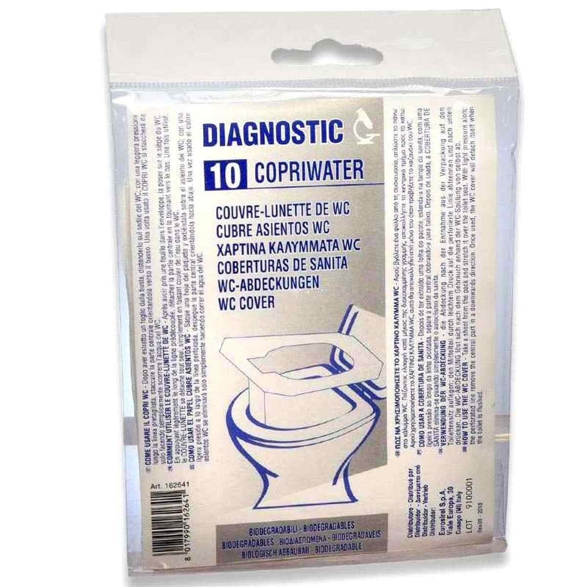 Pharmadoct 10 kpl wc-istuimen päällinen