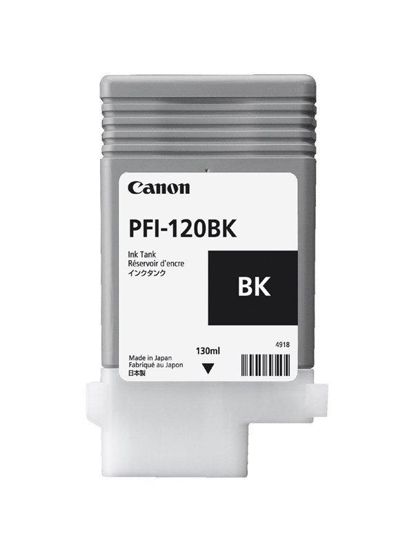 Canon PFI-120-mustekasetti, 130 ml, musta