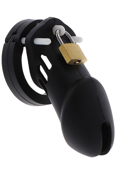 Extreme Chastity Cock Cage Slicone Large Siveyshäkki