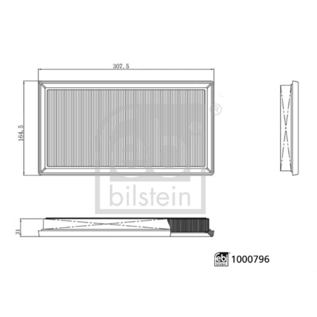 Ilmansuodatin FEBI BILSTEIN 1000796