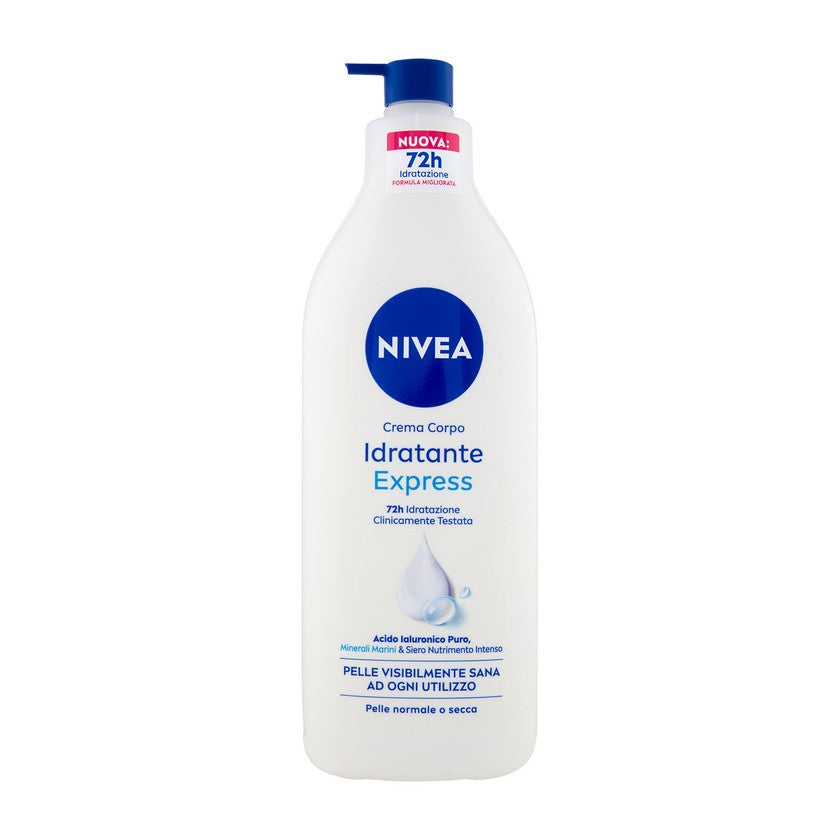 Nivea Kosteuttava vartalovoide Express - Normaali tai kuiva iho 500 ml