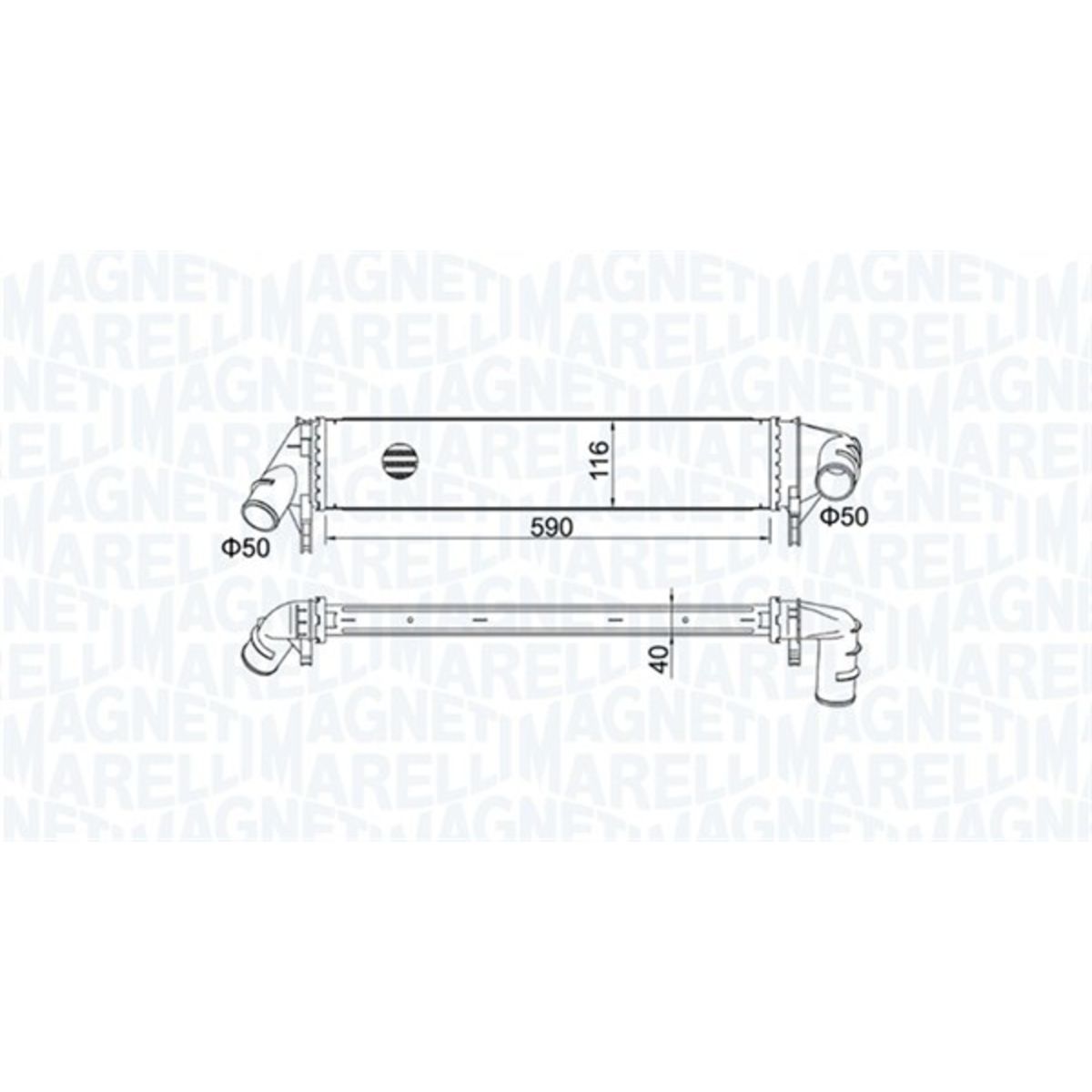 Välijäähdytin MAGNETI MARELLI 351319205260