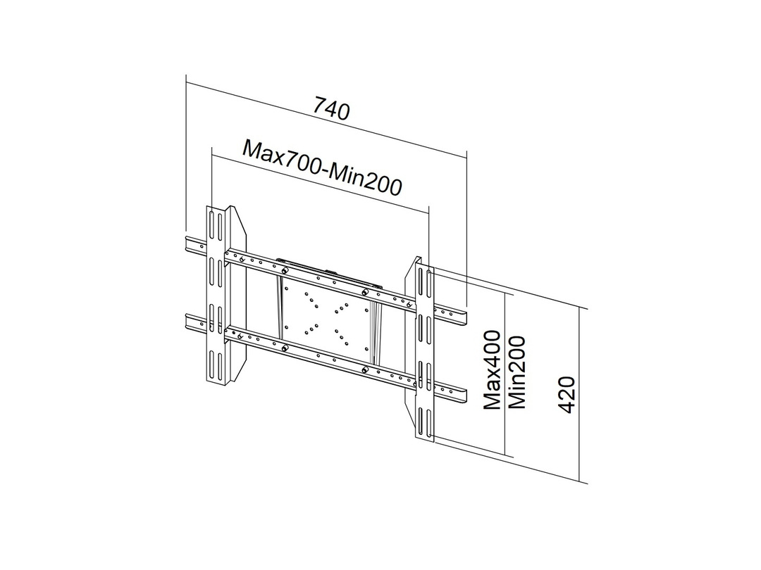 Multibrackets M Display Single Screen Vesa Mount Silver