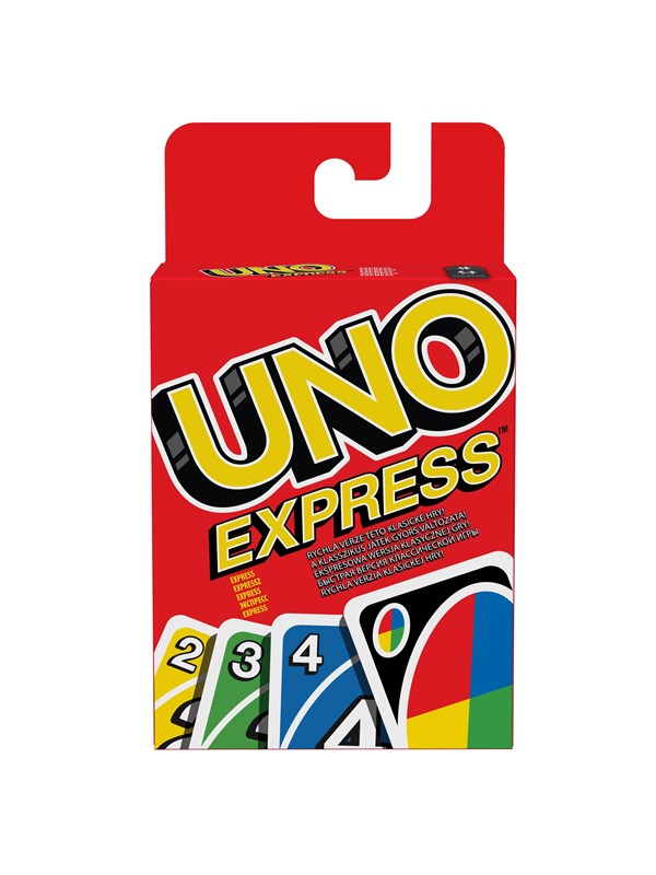UNO Express -korttipeli, nopeatempoinen ja kannettava hauskanpito