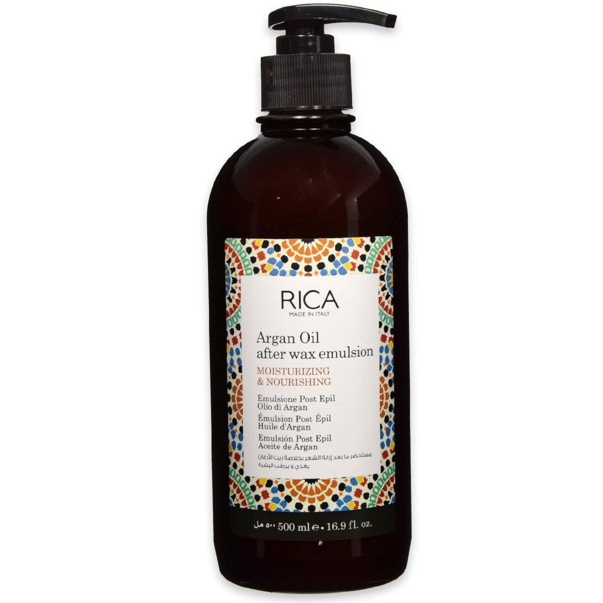 Rica Emulsione Post Epilazione Olio D'Argan 500 ml — Emulsione post epilazione