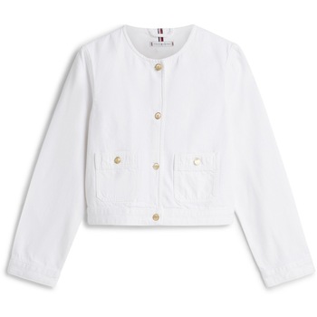 TOMMY HILFIGER Välikausitakki valkoinen