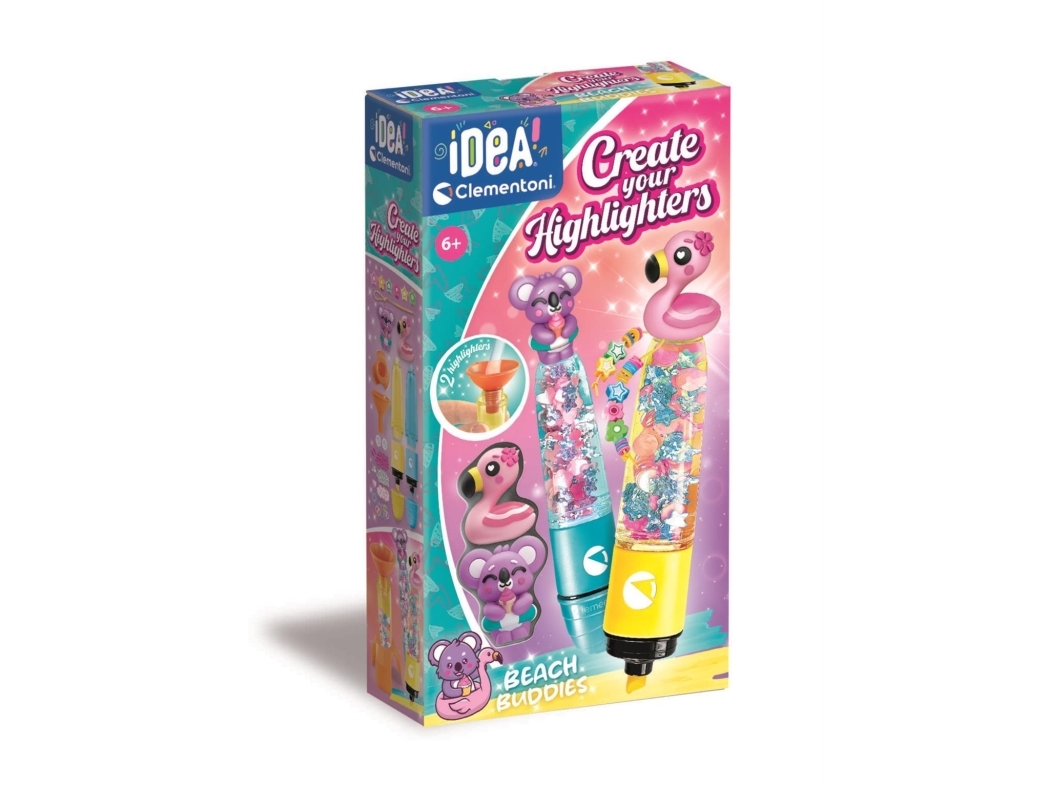 Clementoni Create Your Highlighters Beach Buddies (Pack By 2)