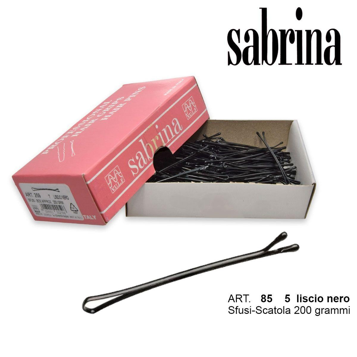 Sabrina palloklipsi n.5 sileä musta - löysä 200 grammaa