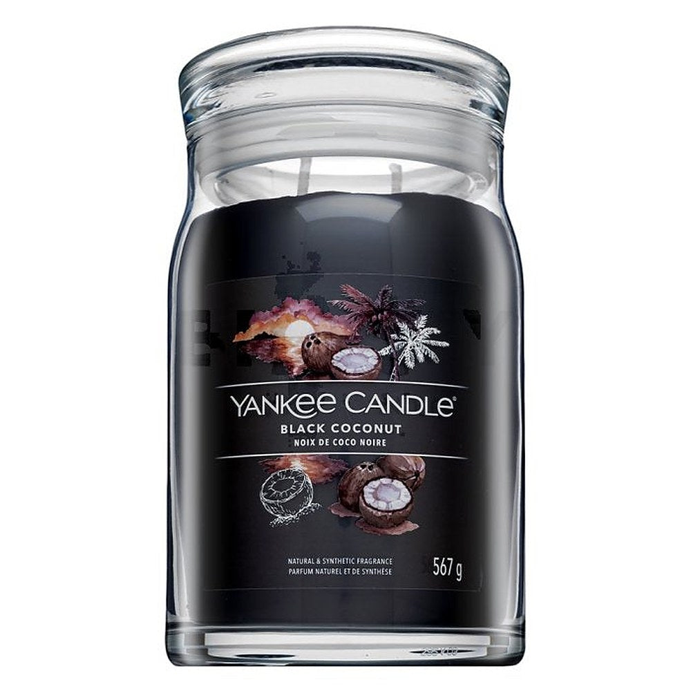 Yankee Candle Musta kookoskynttilä Signature (musta kookos) - 567,0 g