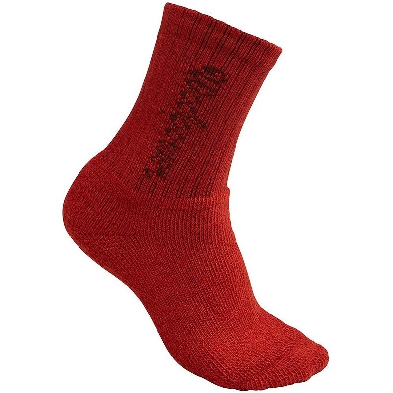 Woolpower Kids Socks Classic Logo 400 Autumn Red - 32-35