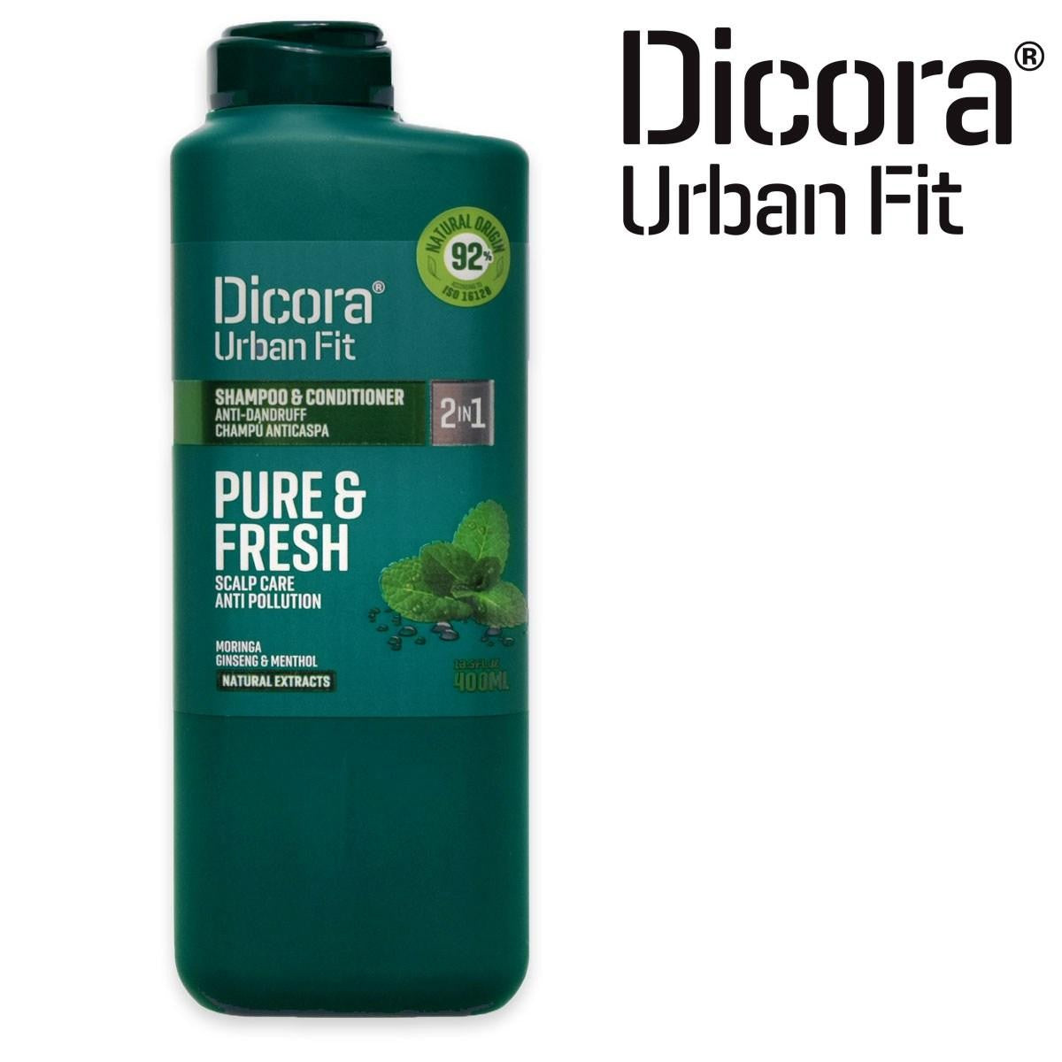 Dicora Uf Shampoo Pure & Fresh 400Ml - Hilseenvastainen