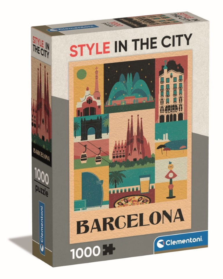 Clementoni HQC Style in the City - Barcelona Jigsaw Puzzle 1000 pieces Lattia