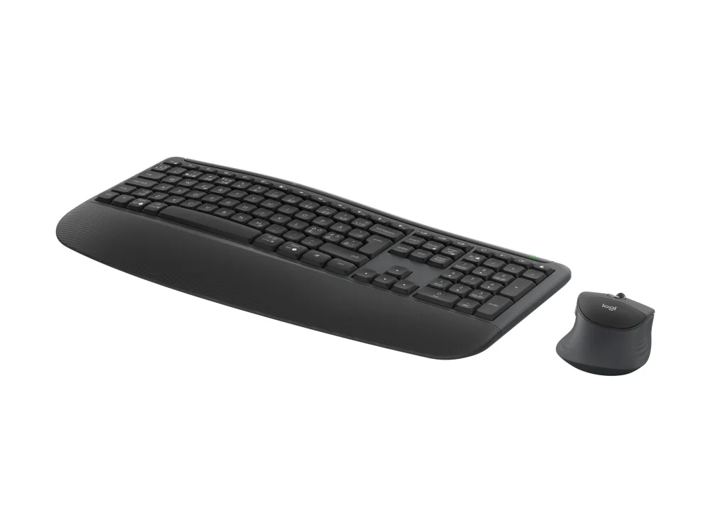 Logitech Signature Comfort Plus Combo MK880 (Graphite) - Näppäimistö ja Hiirisetti - Pohjoismainen - Harmaa