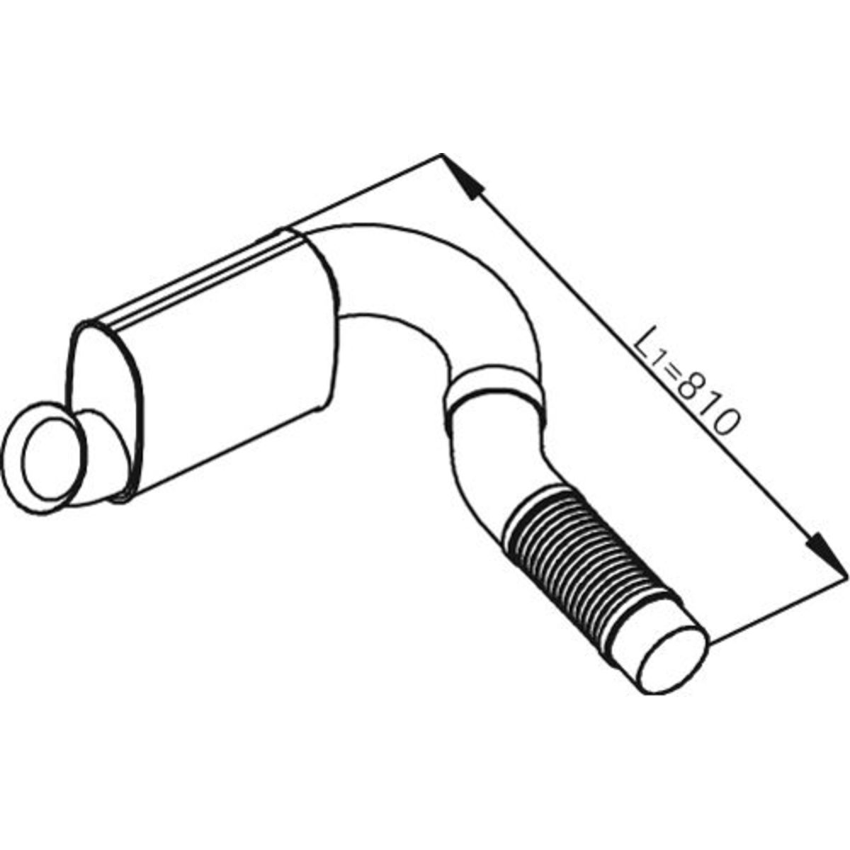 Etuäänenvaimentaja DINEX 54178
