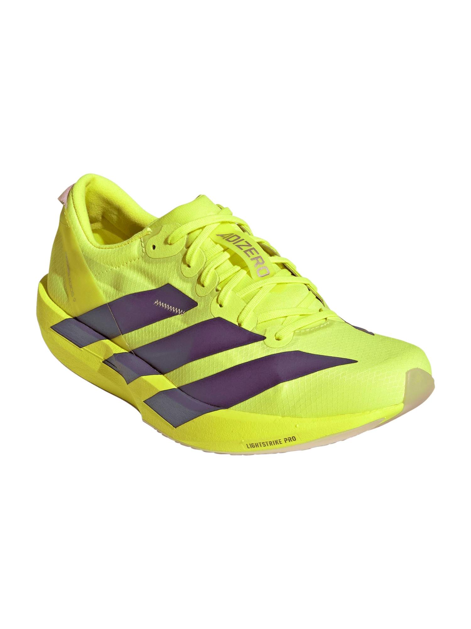 ADIDAS PERFORMANCE Juoksukengät 'Adizero Adios 9'  sitruuna / viininpunainen