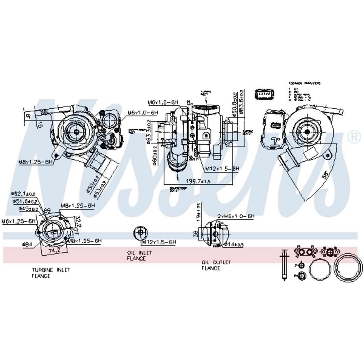 Turboahdin NISSENS 93432