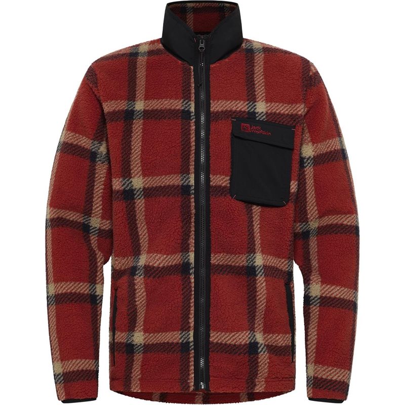 Jack Wolfskin Felslicht Check JktM Intense Rust - S