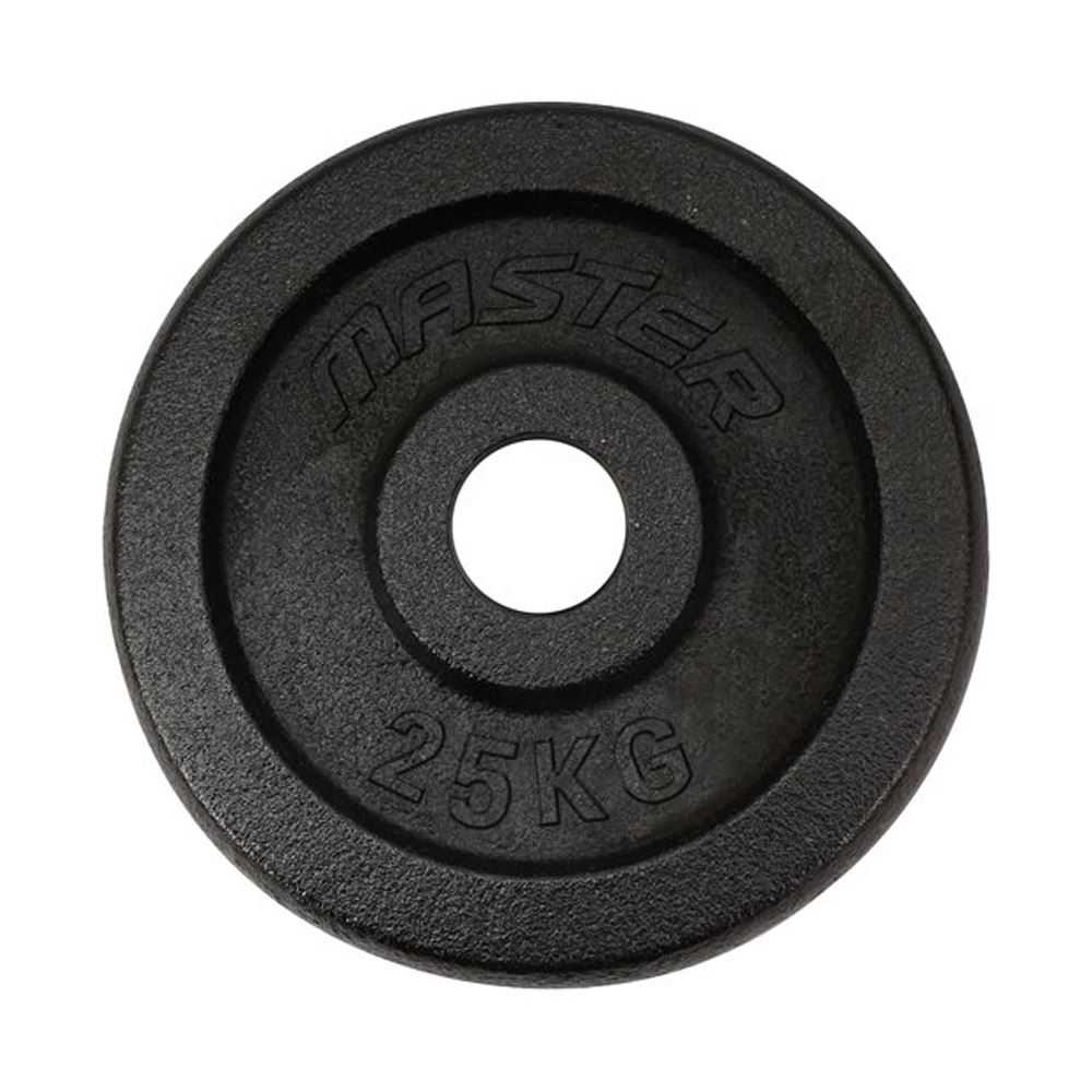Master Fitness Skolvikt 30 mm, Viktskivor järn - 25 kg