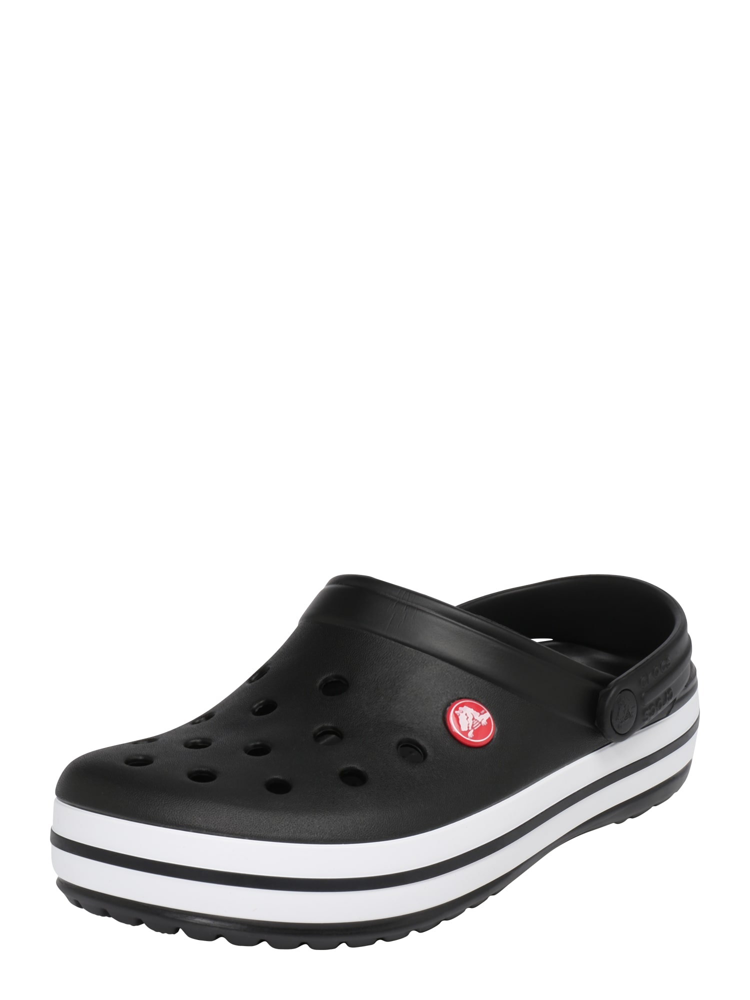 Crocs Puukengät & Crocks-jalkineet 'Crocband' musta / valkoinen