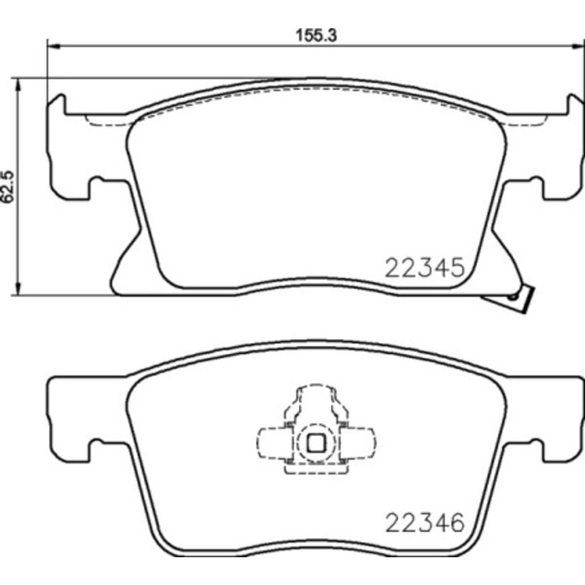Jarrupalat, levyjarru BREMBO P 59 091