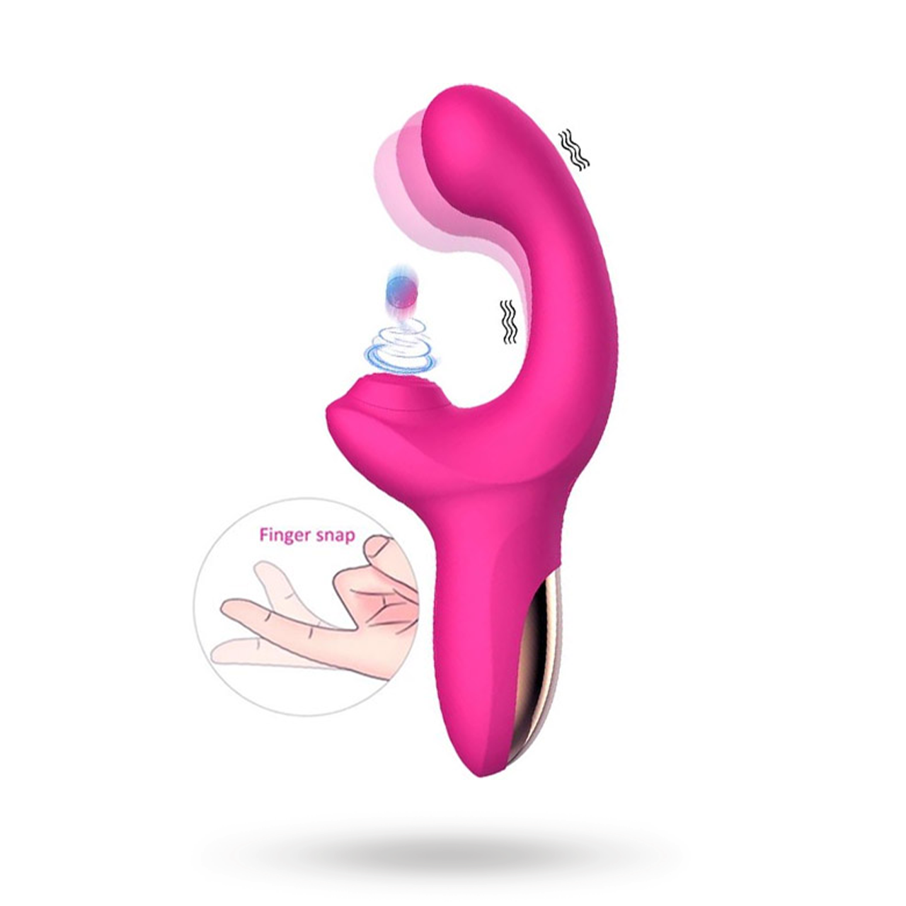 Volse Triple Function Vibe With Finger & Pulsation Tapping G-piste vibraattori