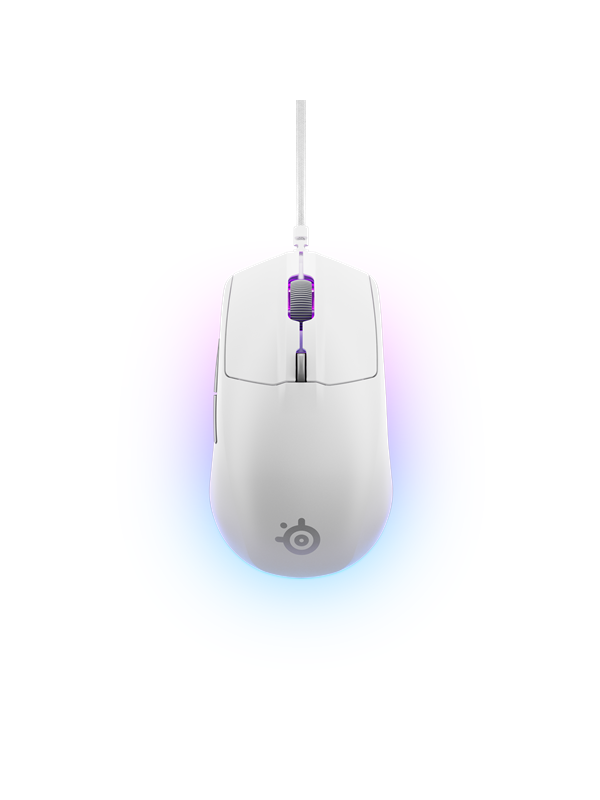 SteelSeries Rival 3 Gen 2 -langallinen pelihiiri, valkoinen
