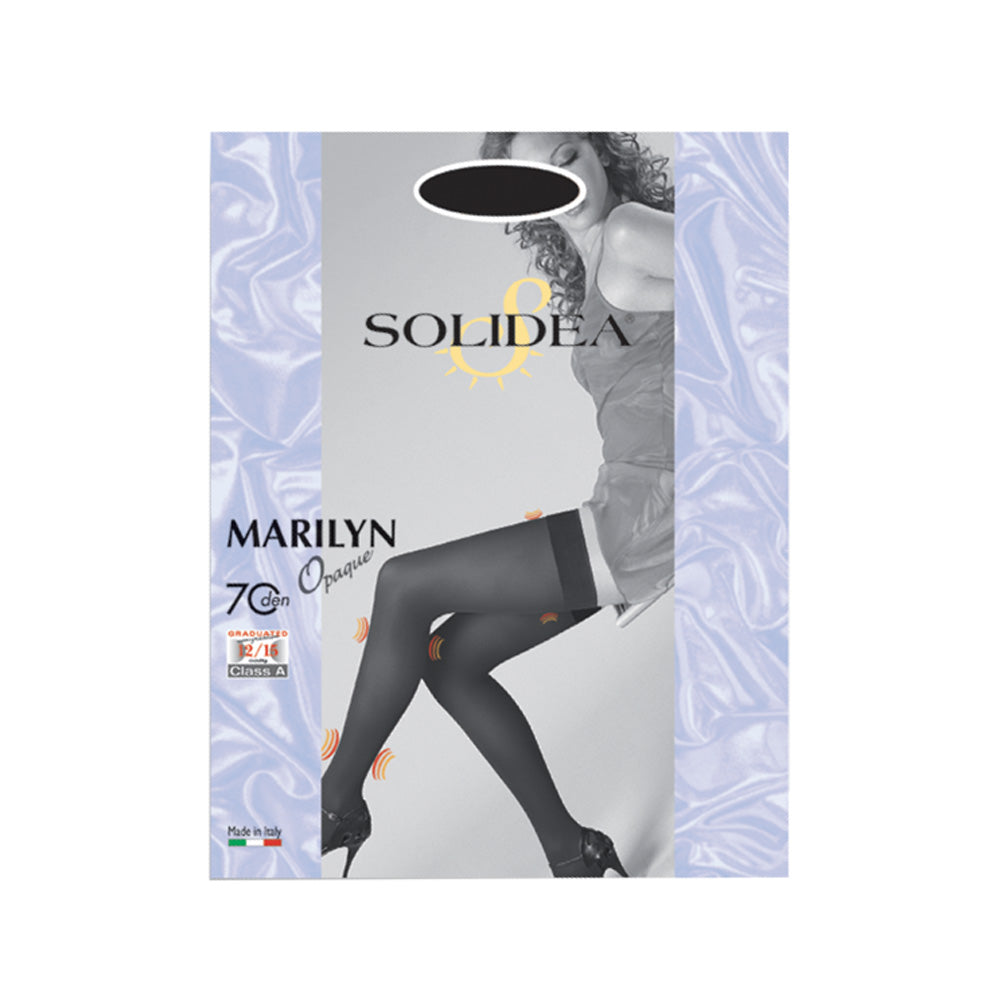 Solidea Marilyn 70 denierin läpinäkymättömät pinnit 12 15mmHg 3ml Moka