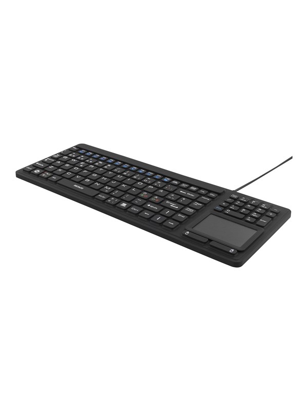 Deltaco Silicone Ip68 Keyboard & Touchpad Langallinen Pohjoismainen