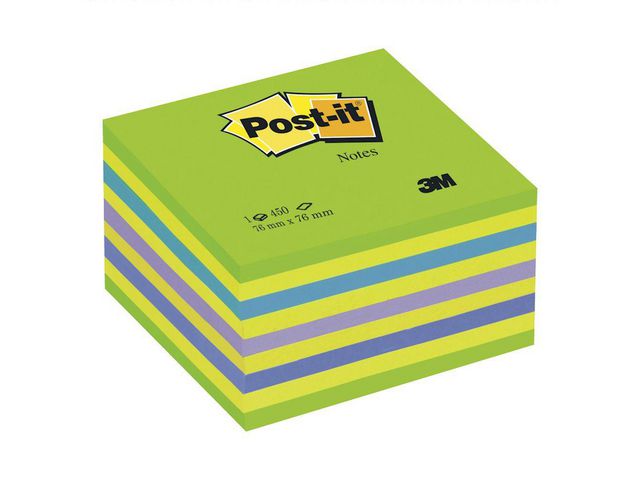 Post-it Notes 76x76 memopad green/blue