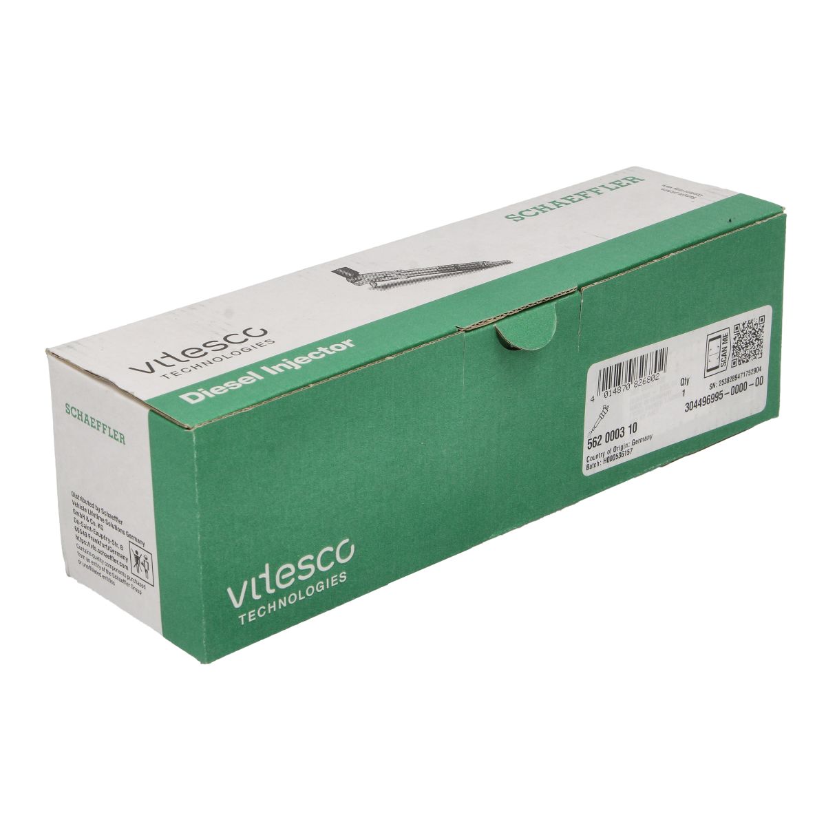 Ruiskutusventtiili Schaeffler Vitesco 562 0003 10