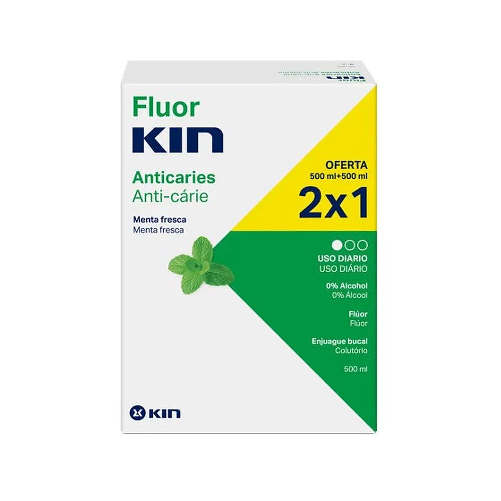 Kin Fluorkin suuvesi 2x500ml