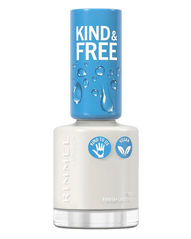 Rimmel London Kind & Free Clean Nail Polish 151 White